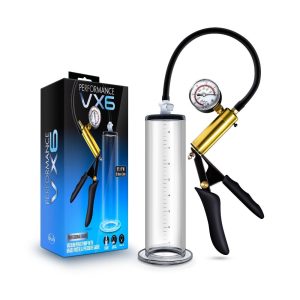 VX6 Vacuum Pump w Brass Pistol/Gauge-Clr - Image 1