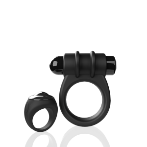 Screaming O Remote Controlled Switch Vibrating Ring - Black - Image 1