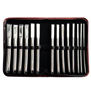 Stainless Steel Hegar Uterine 14 Piece Dilator Set - Image 1