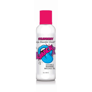 Warming & Lickable Massage Oil Strawberr - Image 1