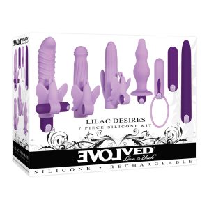 Evolved Lilac Desires 7pc Silicone Kit - Image 1