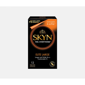Skyn Elite Large Non-Latex Condoms 12pk - Image 1