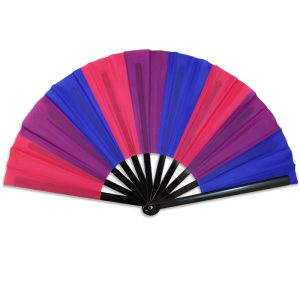 Bisexual Pride X-Large Hand Fan - Image 1