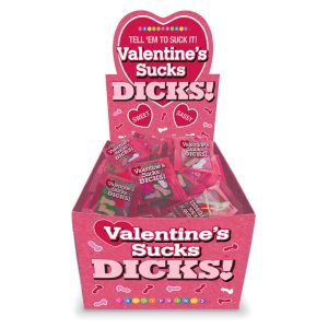 Valentines Sucks Dicks 100 pc Disp - Image 1