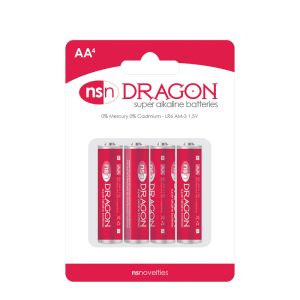 Dragon 4 pk Alkaline AA - Image 1