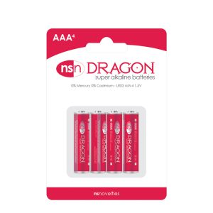Dragon 4 pk Alkaline AAA - Image 1