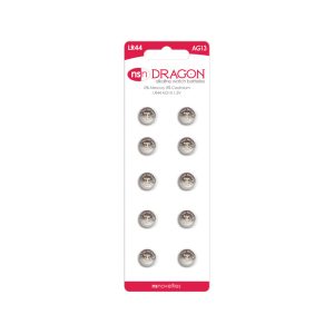 Dragon 10 pk Alkaline LR44/AG13 - Image 1