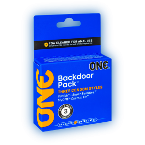 ONE Backdoor Condoms - 3pk - Image 1
