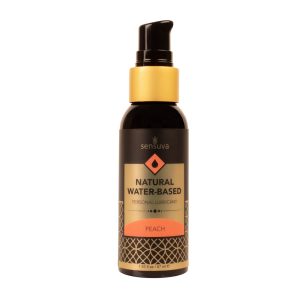 Natural Water-Based Lube 2oz - Peach - Image 1