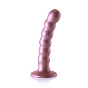 Ouch! Beaded G-Spot Dildo 5'' - Rose - Image 1