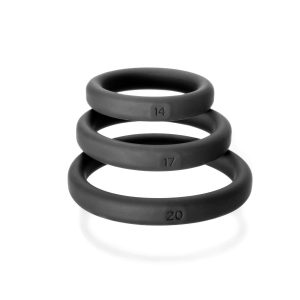 Xact-Fit Silic Rings #14, #17, #20 Black - Image 1