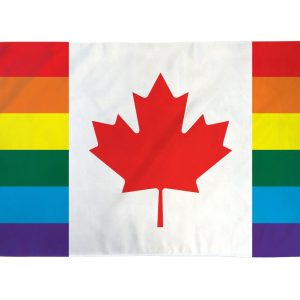 Rainbow Canada  Flag 3' X 5' Polyester - Image 1