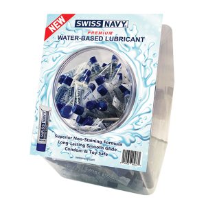 Swiss Navy Water 10ml Fishbowl 100pcs - Image 1
