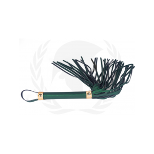 Vegan Flogger Whip - Green - Image 1