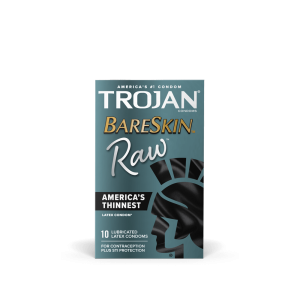 Trojan Bareskin Raw Condoms - 10pk - Image 1