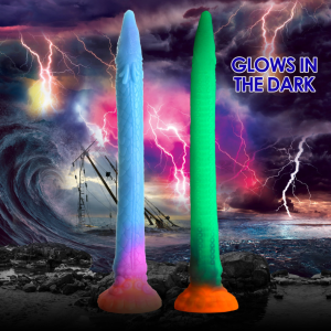 Makara Glow-In-Dark Silicone Snake Dildo - Image 1