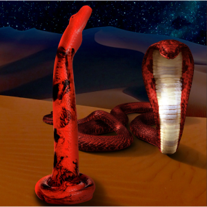 King Cobra - X-Large 18" Silicone Dong - Image 1