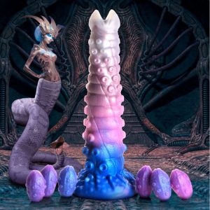 Tenta-Queen Ovipositor Large Dildo &Eggs - Image 1