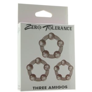Zero Toler-Three Amigos Beaded Rings 3pc - Image 1