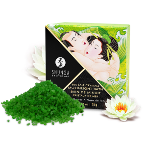 Oriental Crystals Bath Salts - single uses and display - Lotus Flower 75 gr. - Image 1