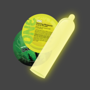 ONE Glowing Pleasures Condoms - Bulk - Image 1