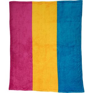 Pansexual Polar Fleece Blanket 50" x 60" - Image 1