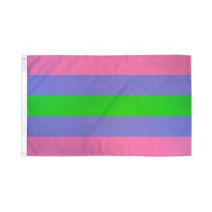 Trigender Flag 3'x5' Polyester - Image 1