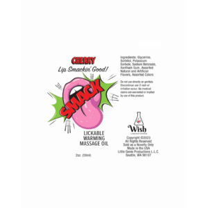 Warming & Lickable Massage Oil Cherry - Image 4
