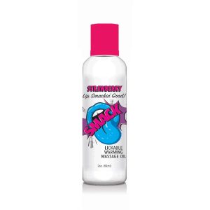Warming & Lickable Massage Oil Strawberr - Image 3