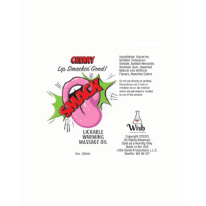 Warming & Lickable Massage Oil Cherry - Image 2