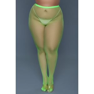 Up All Night Pantyhose-Neon Green Queen - Image 3