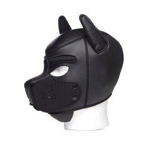Spike Neoprene Puppy Hood - Black - Image 6