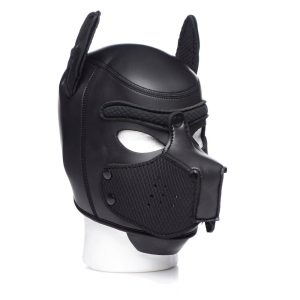 Spike Neoprene Puppy Hood - Black - Image 3