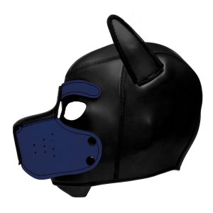 Spike Neoprene Puppy Hood - Blue - Image 11