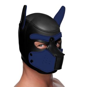 Spike Neoprene Puppy Hood - Blue - Image 13