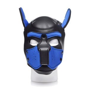 Spike Neoprene Puppy Hood - Blue - Image 2