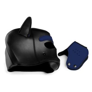 Spike Neoprene Puppy Hood - Blue - Image 8