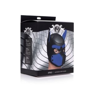 Spike Neoprene Puppy Hood - Blue - Image 16