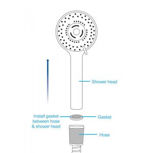 Shower Head with Silicone Enema Nozzle - Image 5