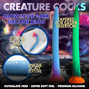 Makara Glow-In-Dark Silicone Snake Dildo - Image 4