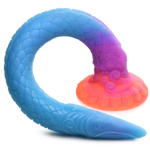Makara Glow-In-Dark Silicone Snake Dildo - Image 3