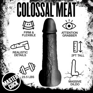 Moby 2 Foot Tall Super Dildo - Black - Image 2
