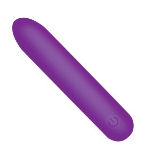 Tapered Flexible Silicone Bullet - Purple - Image 5