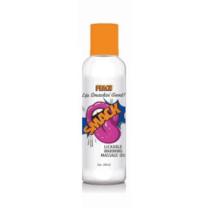 Warming & Lickable Massage Oil Peach - Image 4