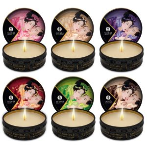 Mini Massage Candle 30 ml / 1 oz - Display with 24 small candles - Image 2