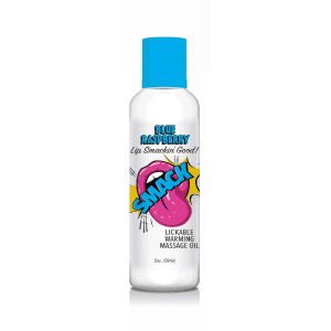 Warming & Lickable Massage Oil BlueRaspb - Image 3
