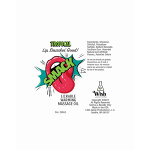 Warming & Lickable Massage Oil Tropical - Image 3